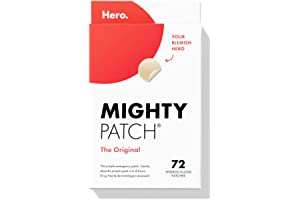 Mighty Patch Original - Hydrocolloid Acne Pimple Patch for Covering Zits and Blemishes, Spot Stickers for Face and Skin, Vega