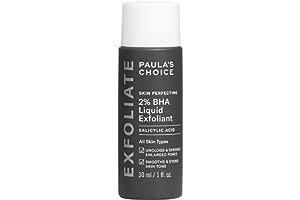 Paula's Choice Skin Perfecting 2% BHA Liquid Salicylic Acid Exfoliant, Gentle Facial Exfoliator for Blackheads, Large Pores, 