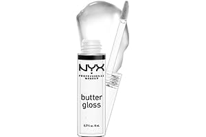 NYX PROFESSIONAL MAKEUP Butter Gloss, Non-Sticky Lip Gloss - Sugar Glass (Clear)