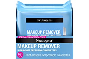 Neutrogena Cleansing Fragrance Free Makeup Remover Face Wipes, Cleansing Facial Towelettes for Waterproof Makeup, Alcohol-Fre